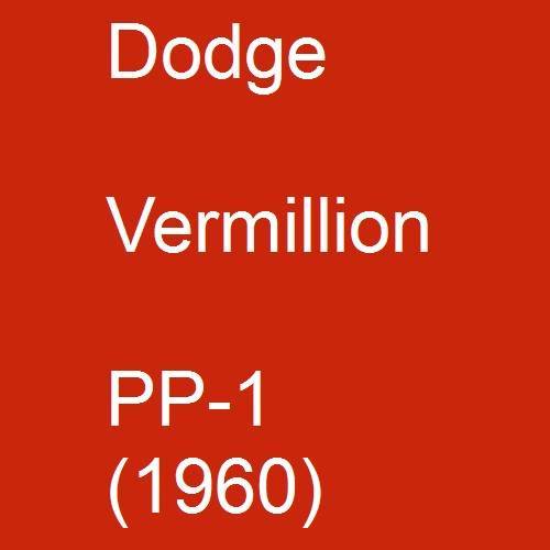 Dodge, Vermillion, PP-1 (1960).